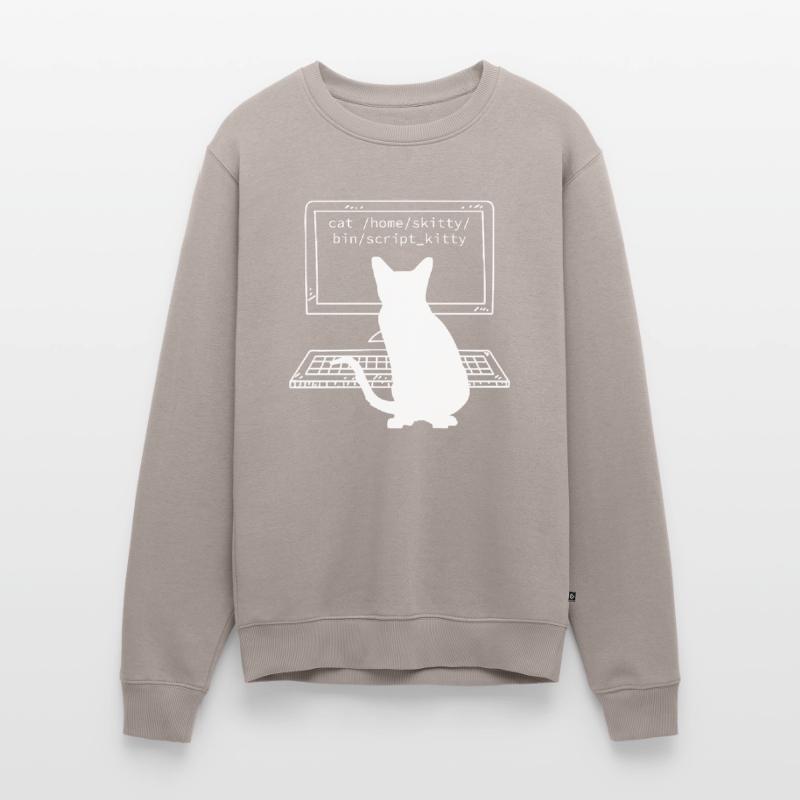 Programmer Coder Computer Scientist Fun Cats Men's Premium Organic Jumper