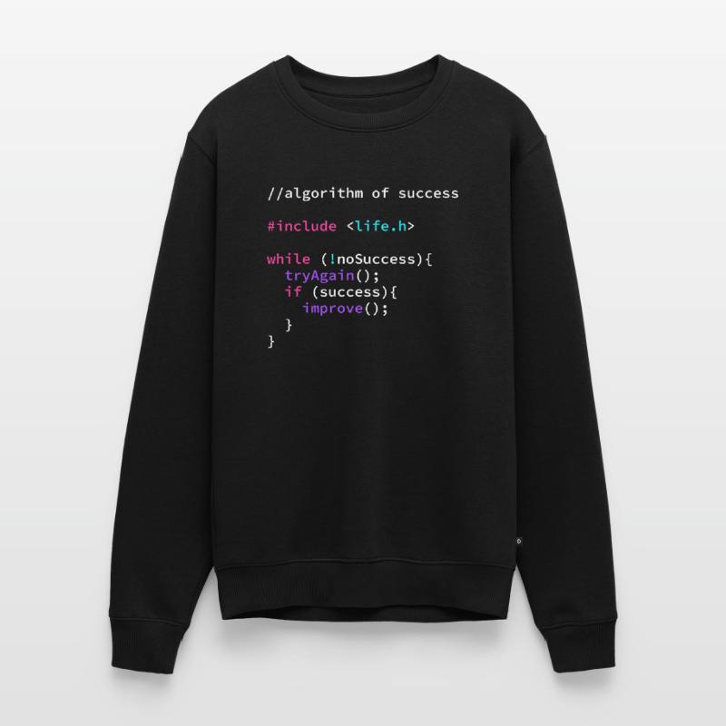 Algorithme succès programmeur code du programme Pull Premium bio Homme