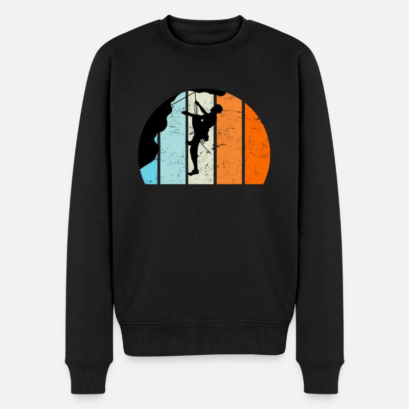 Grimpeurs Grimpeurs Escalade - Pull Premium bio Homme - noir