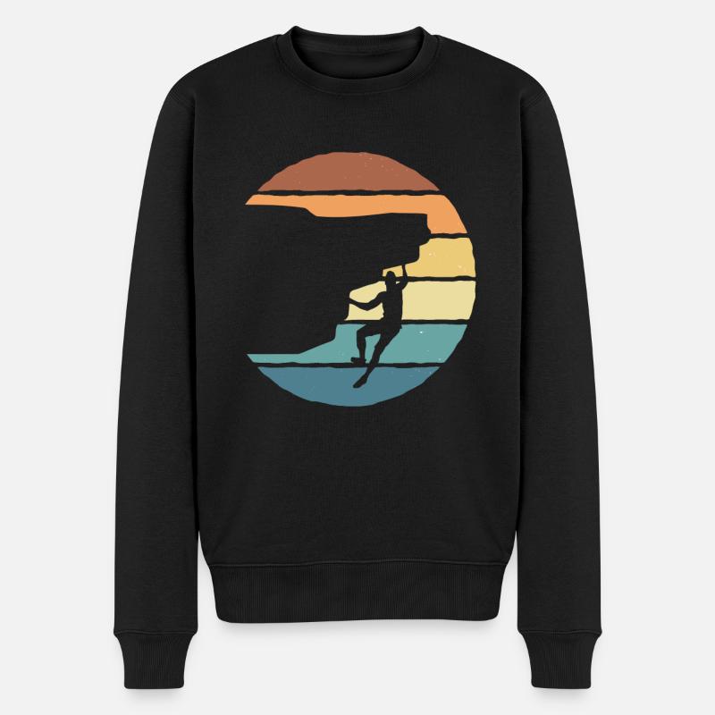Escalade Boulder Escalade - Pull Premium bio Homme - noir