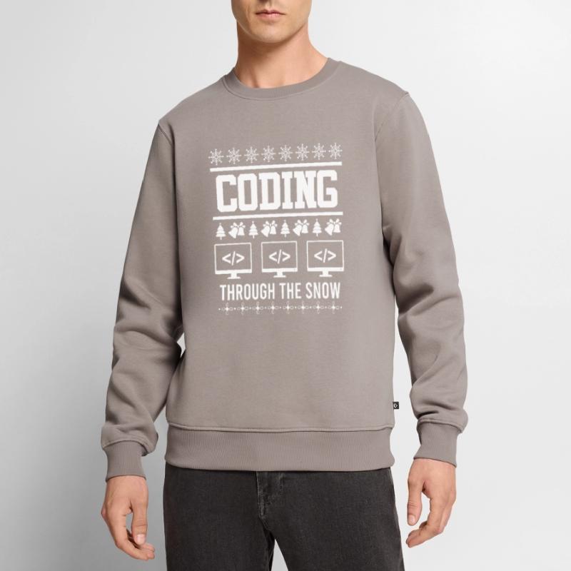 Coder Ugly Christmas Noël Coding through Pull Premium bio Homme