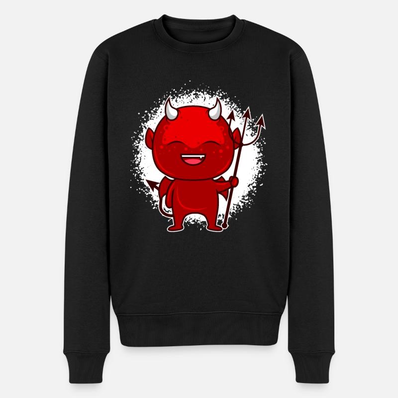 Petit Diable Satan Antéchrist - Pull Premium bio Homme - noir