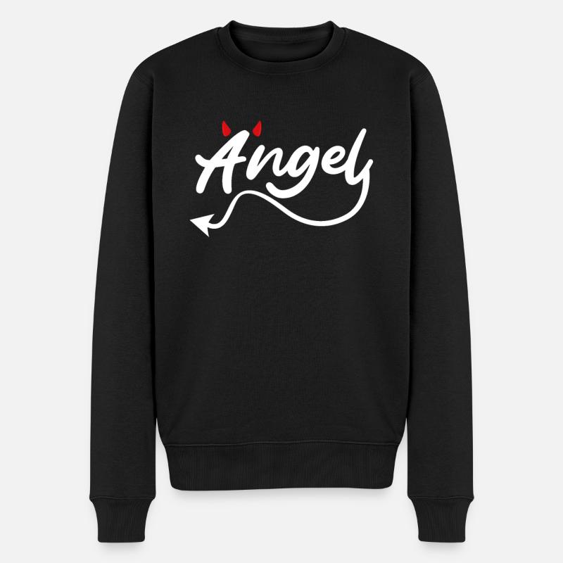 Diable Diable Ange - Pull Premium bio Homme - noir