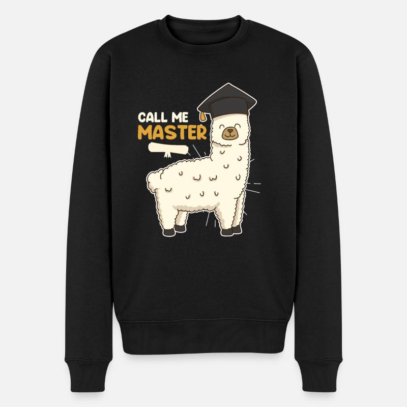 Appelez-moi Master Degree - Pull Premium bio Homme - noir