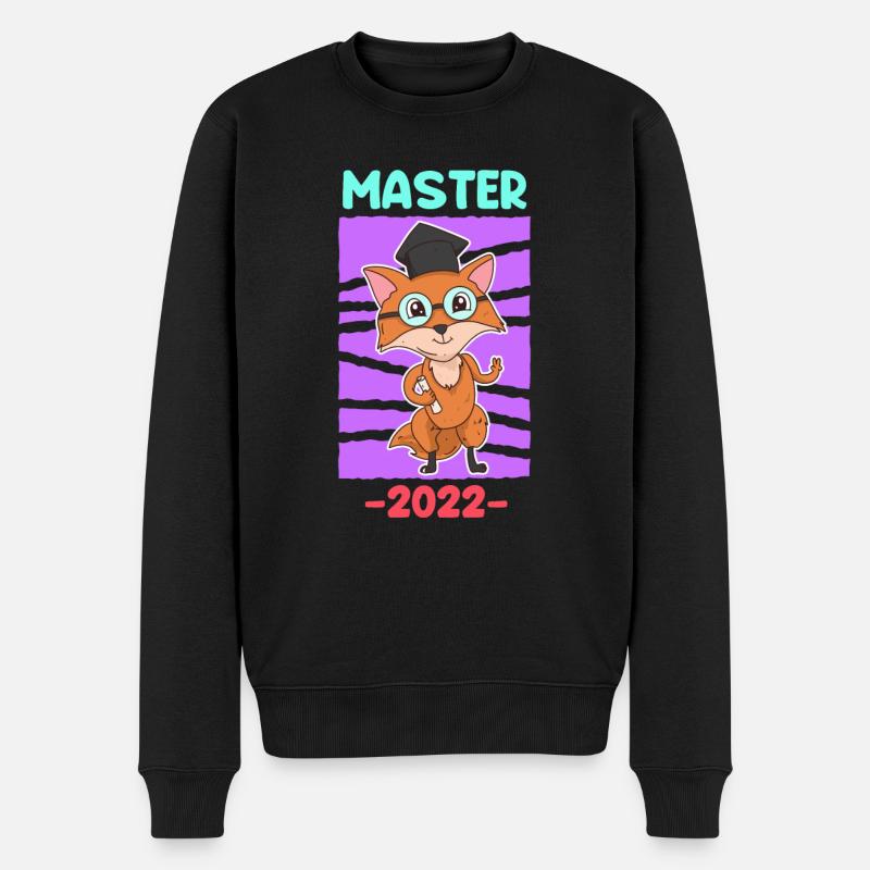 Master Abschluss 2022 Master - Männer Premium Bio Pullover - Schwarz