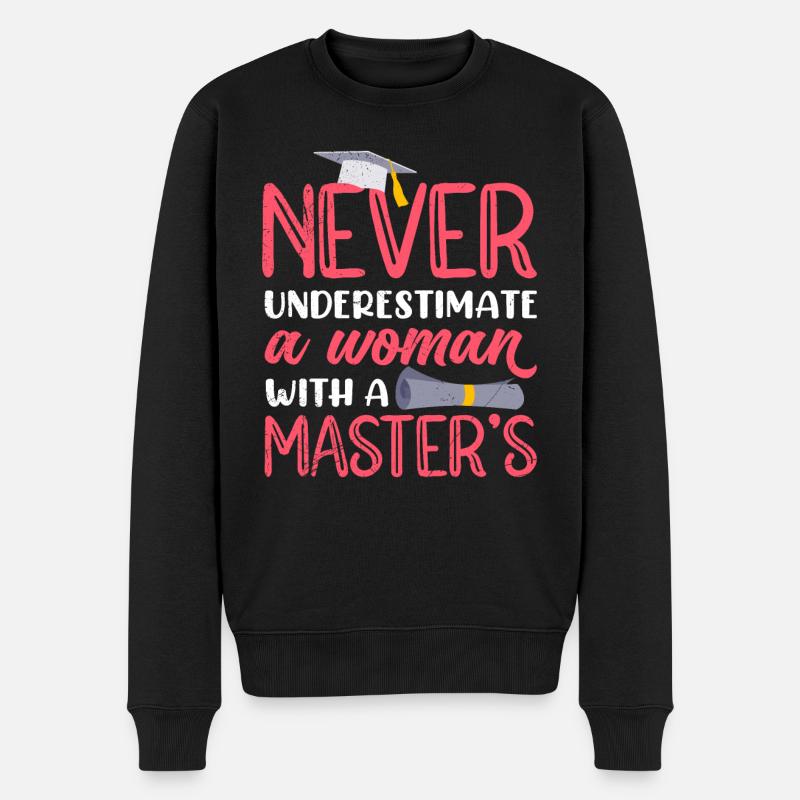 Master Mme Master 2022 - Pull Premium bio Homme - noir