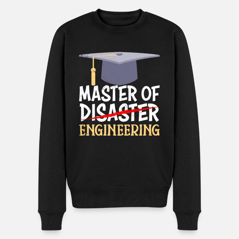 Master Abschluss 2022 Master of Engineering - Männer Premium Bio Pullover - Schwarz
