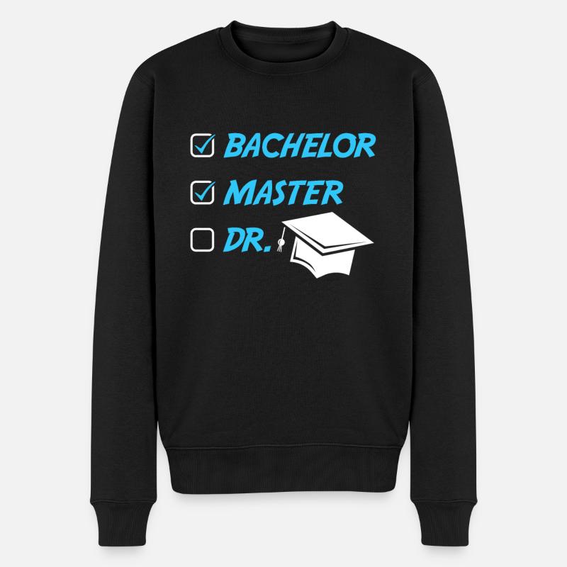 Master Hut Master Abschluss Master 2022 - Männer Premium Bio Pullover - Schwarz