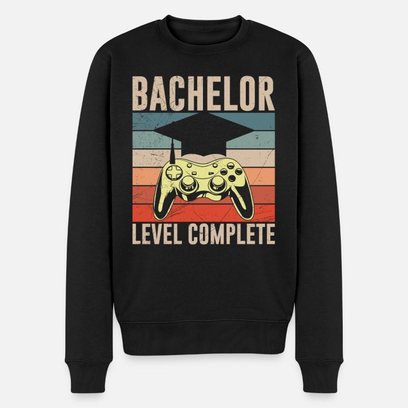 Niveau Bachelor Baccalauréat complet - Pull Premium bio Homme - noir