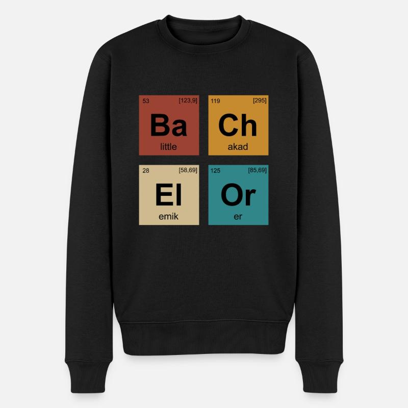 Bachelorabschluss Bachelor of Science Bachelor - Männer Premium Bio Pullover - Schwarz
