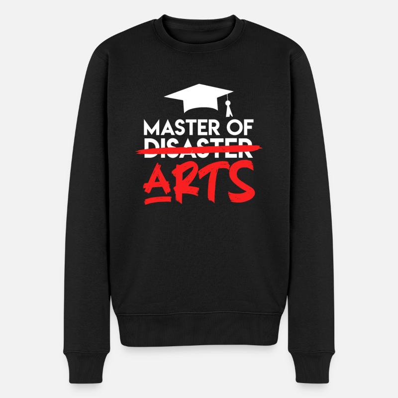 Master of Arts Masterabschluss Master 2022 - Männer Premium Bio Pullover - Schwarz