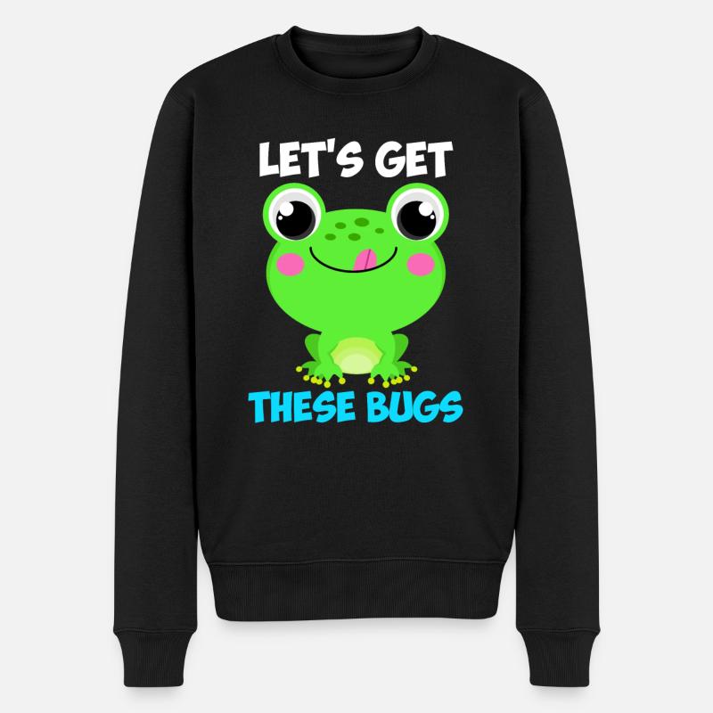 Obtenons ces Bugs Frog Programmer - Pull Premium bio Homme - noir