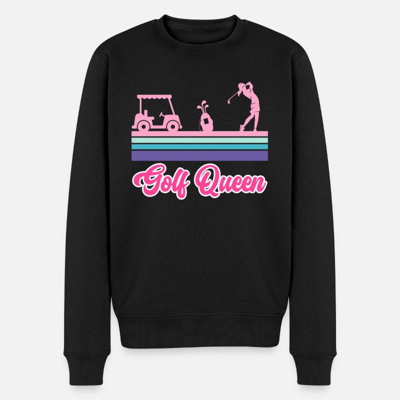 Golf Queen Golfeur - Pull Premium bio Homme - noir