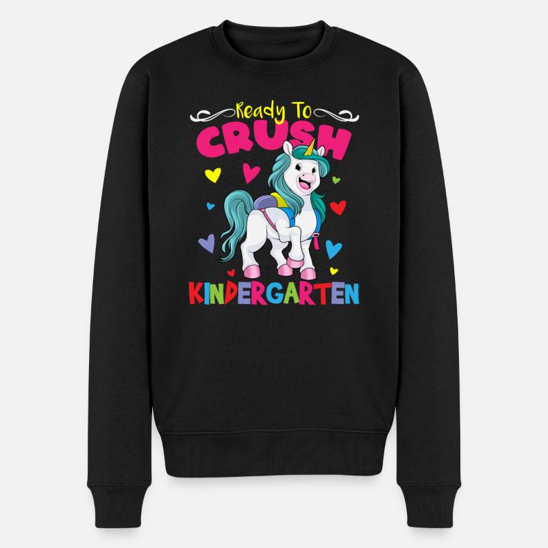 Ready To Crush Kindergarten Pre-K School Unicorn - Pull Premium bio Homme - noir