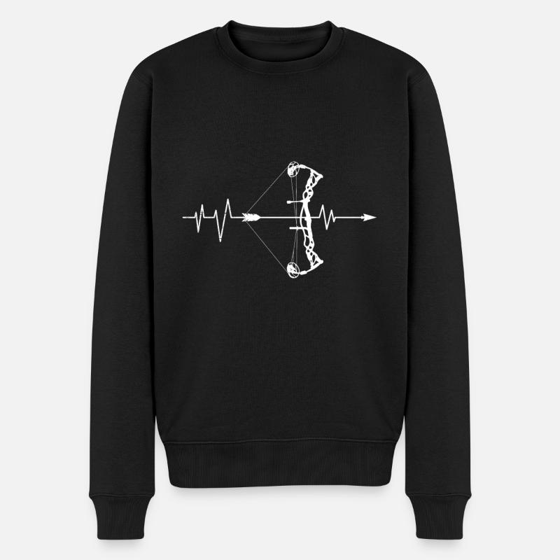 Archer Compound Bow Heartbeat ECG - Pull Premium bio Homme - noir
