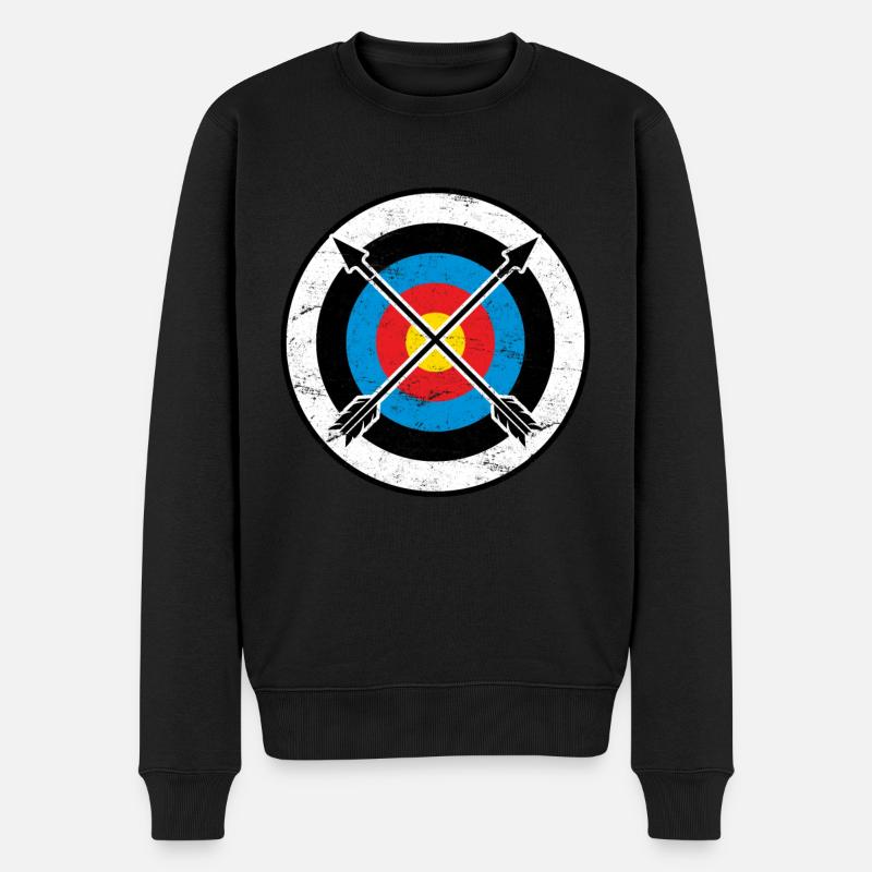 Archer Target Bow Bow Target - Pull Premium bio Homme - noir