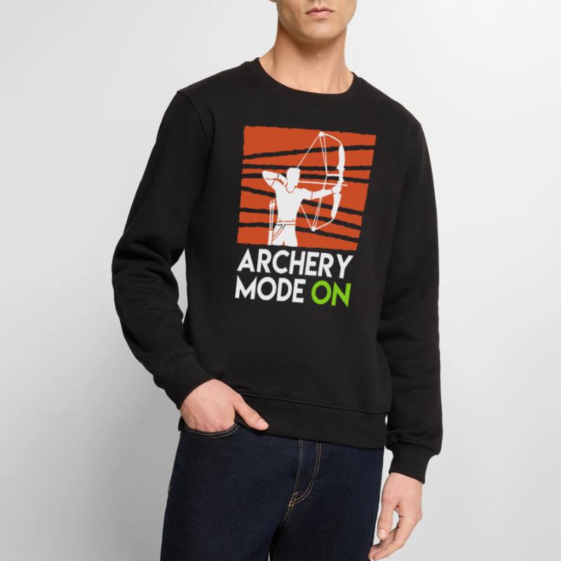 Archery Mode On Compoundbogen Männer Premium Bio Pullover