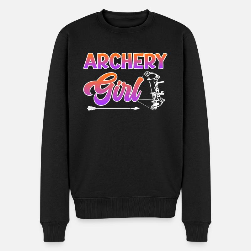 Archer Girls Dames - Pull Premium bio Homme - noir