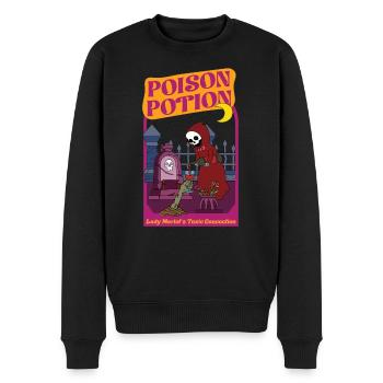 Poison Potion - La concoction mortelle de Lady Merlot - Pull Premium bio Homme - noir - Devant - Nico (187cm)