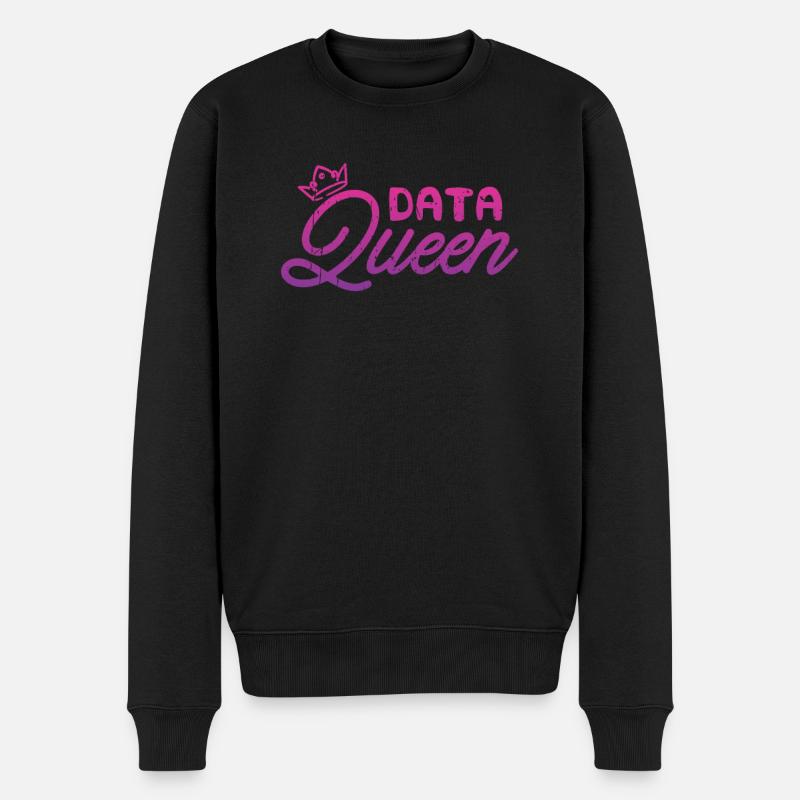 Data Queen - codage - Pull Premium bio Homme - noir