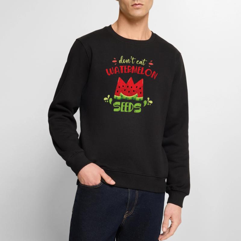 Ne mangez pas de graines de pastèque - Pastèque tropicale Pull Premium bio Homme