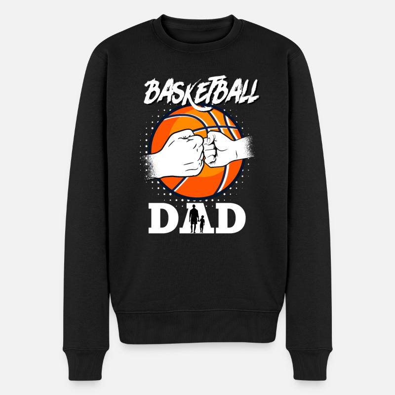 Basketteur Papa - Pull Premium bio Homme - noir