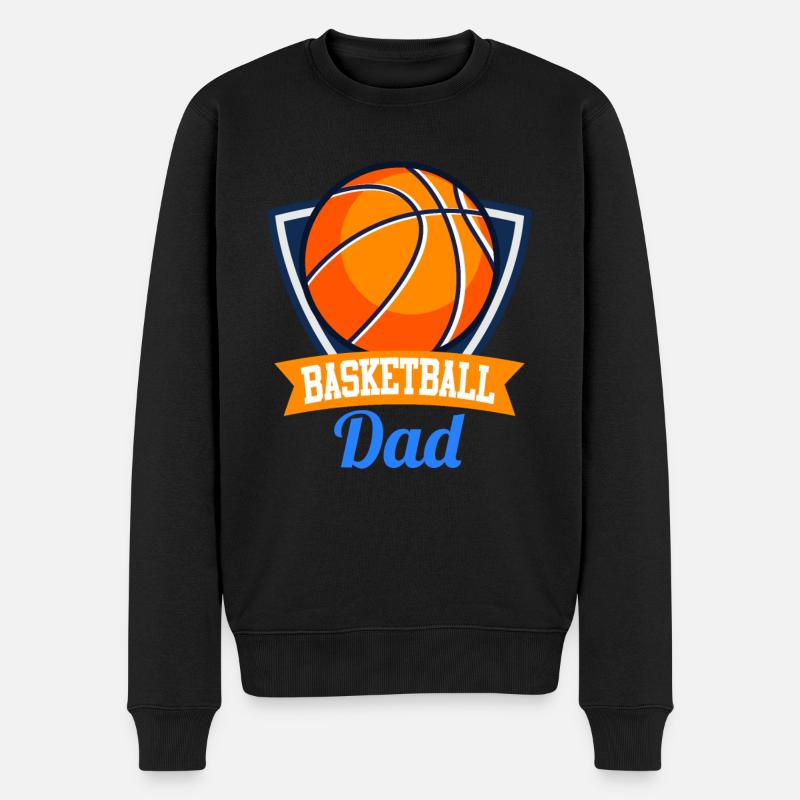 Basketteur Papa - Pull Premium bio Homme - noir