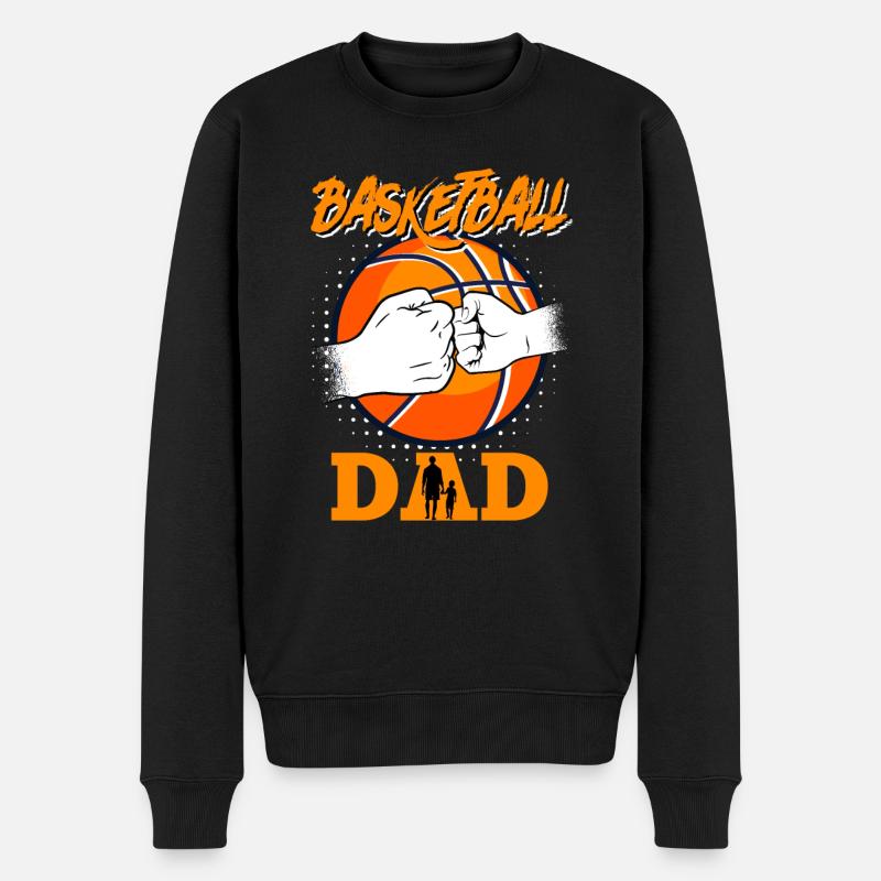 Basketteur Papa - Pull Premium bio Homme - noir