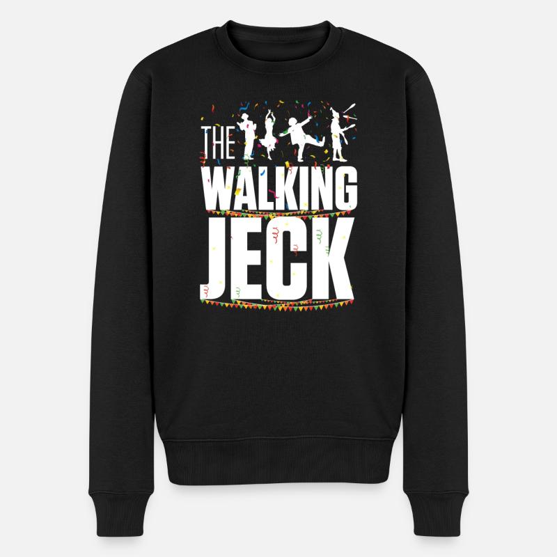 The Walking Jeck Karneval Fasching Kostüm - Männer Premium Bio Pullover - Schwarz