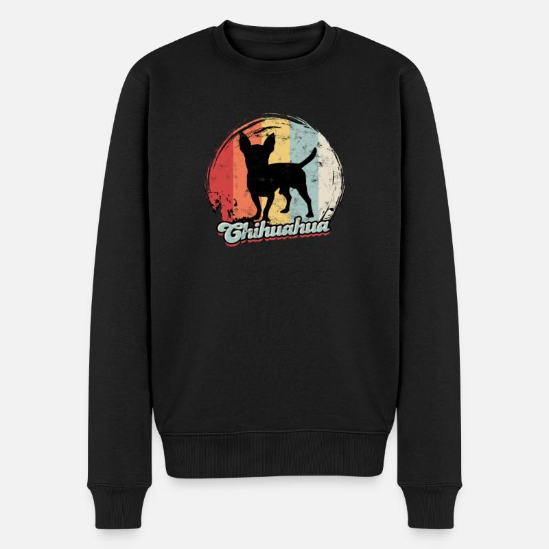 Chihuahua - chien jouet - Pull Premium bio Homme - noir