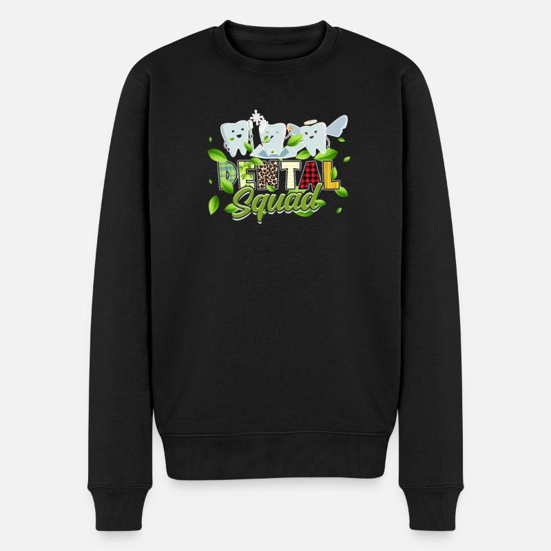 Dental Squad - dentiste - Pull Premium bio Homme - noir