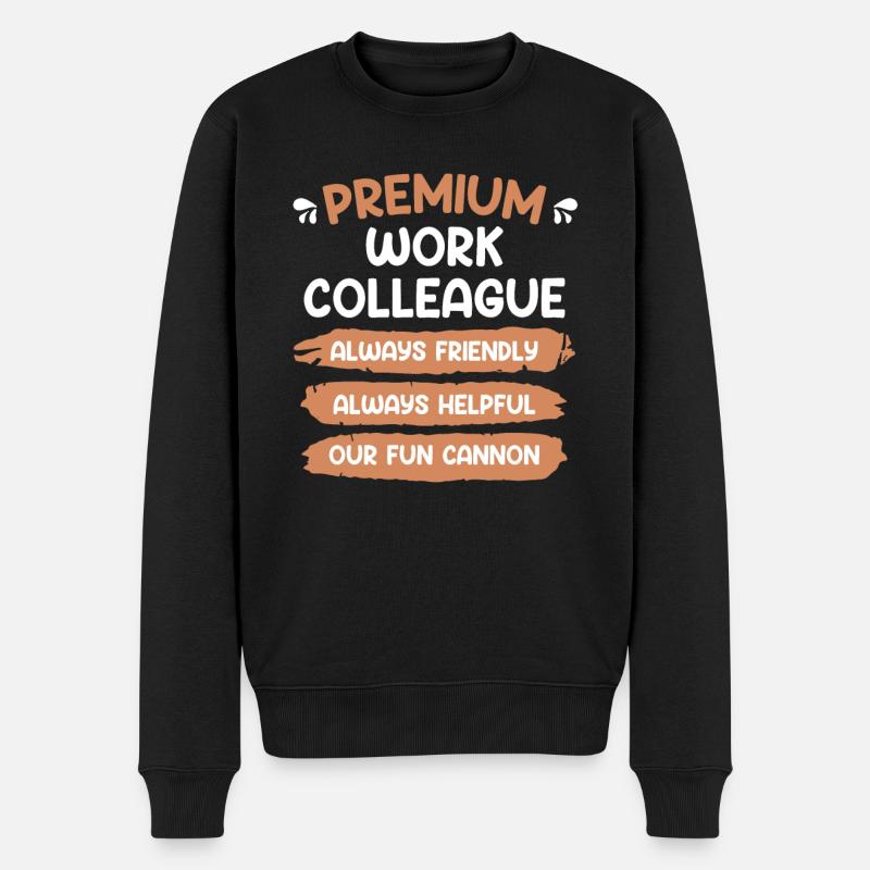 Premium collègue meilleur collègue - Pull Premium bio Homme - noir
