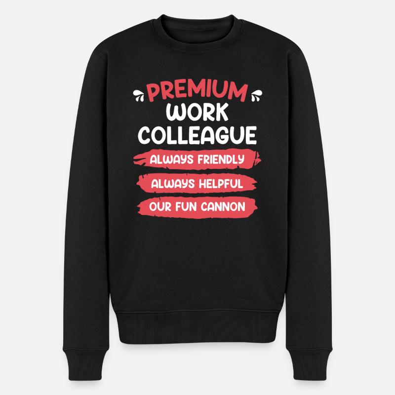 Premium collègue meilleur collègue - Pull Premium bio Homme - noir