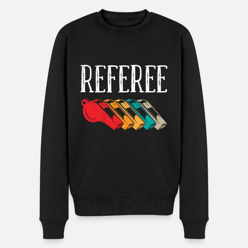 Referee Evolution Schiri - Men's Premium Organic Jumper - black