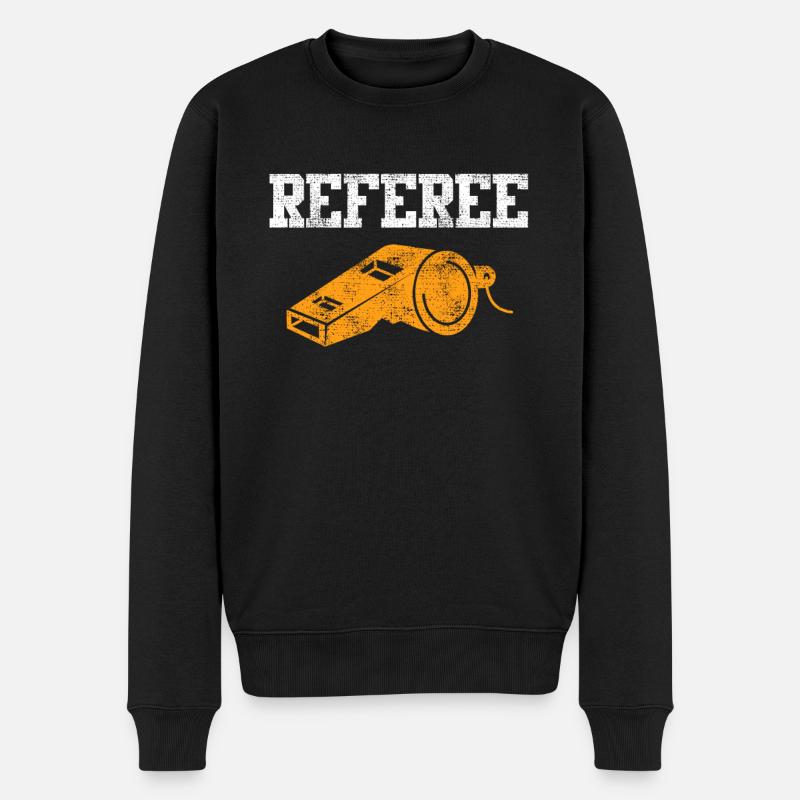 Arbitre Pfeife Schiri - Pull Premium bio Homme - noir