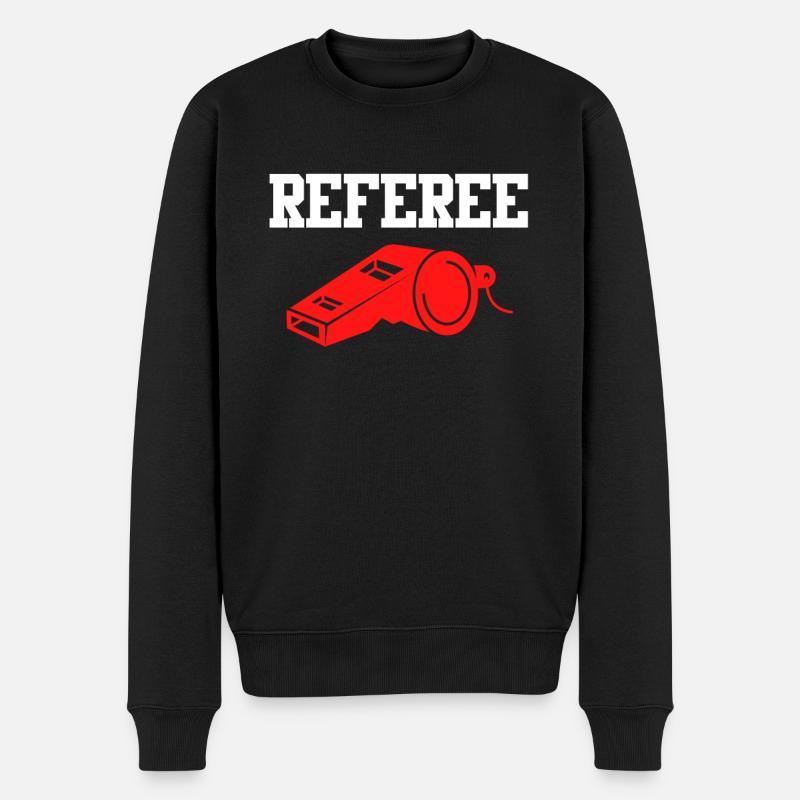 Arbitre Pfeife Schiri - Pull Premium bio Homme - noir