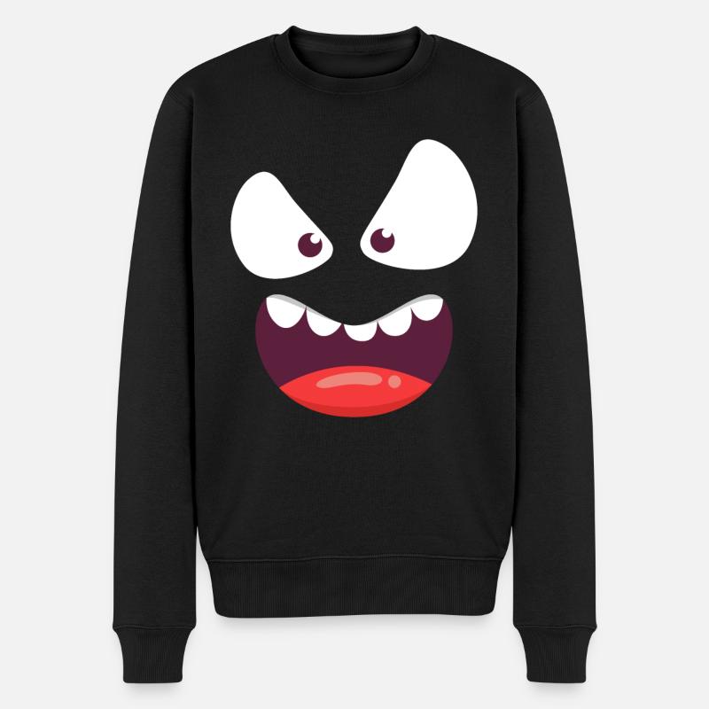 Fantômes d’Halloween - Pull Premium bio Homme - noir