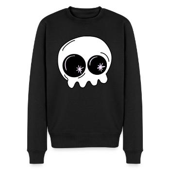 Little ghost Halloween - Men's Premium Organic Jumper - black - Front - Nico (187cm)
