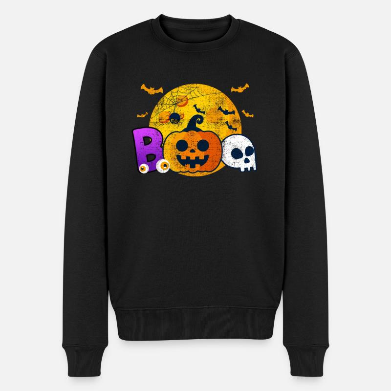 Boo hoo Halloween - Pull Premium bio Homme - noir