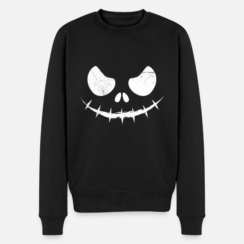 Bone Face Halloween - Pull Premium bio Homme - noir