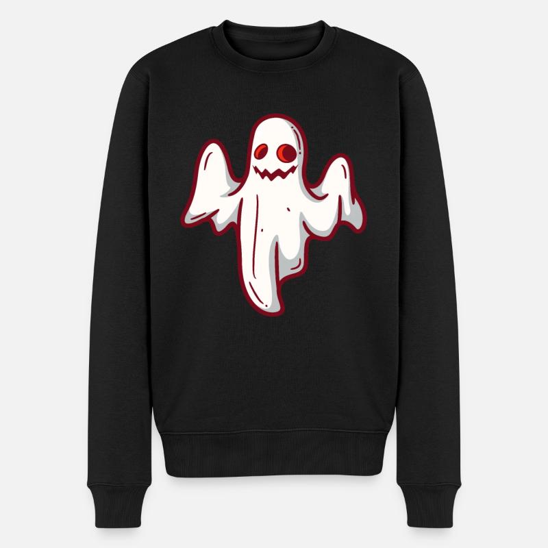 Ghost Hour Ghost Halloween - Pull Premium bio Homme - noir