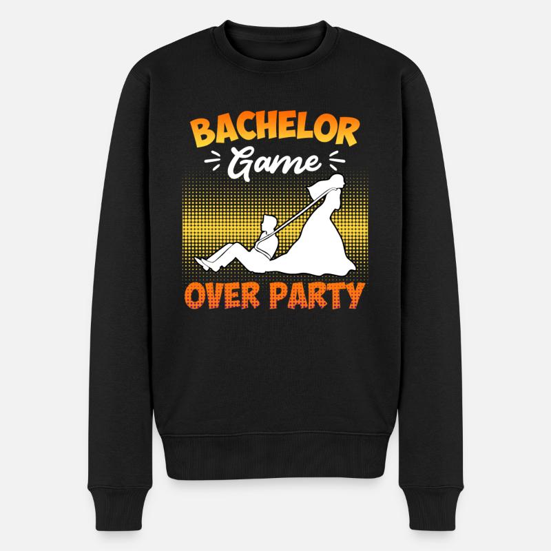 Game over - Jungesellenabschied Man Wedding - Pull Premium bio Homme - noir
