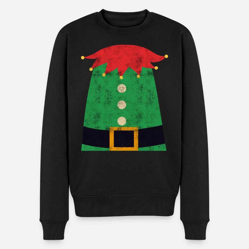 Elfe costumé elfique - Pull Premium bio Homme - noir