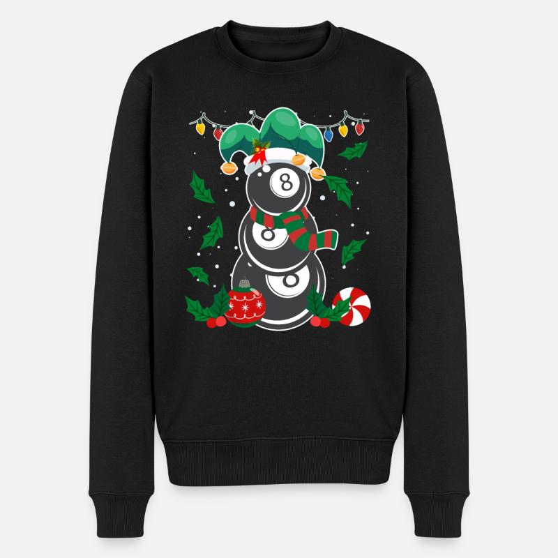 Billard à 8 balles - Pull Premium bio Homme - noir