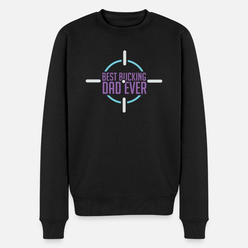 Meilleur père de Bucking Ever - Pull Premium bio Homme - noir