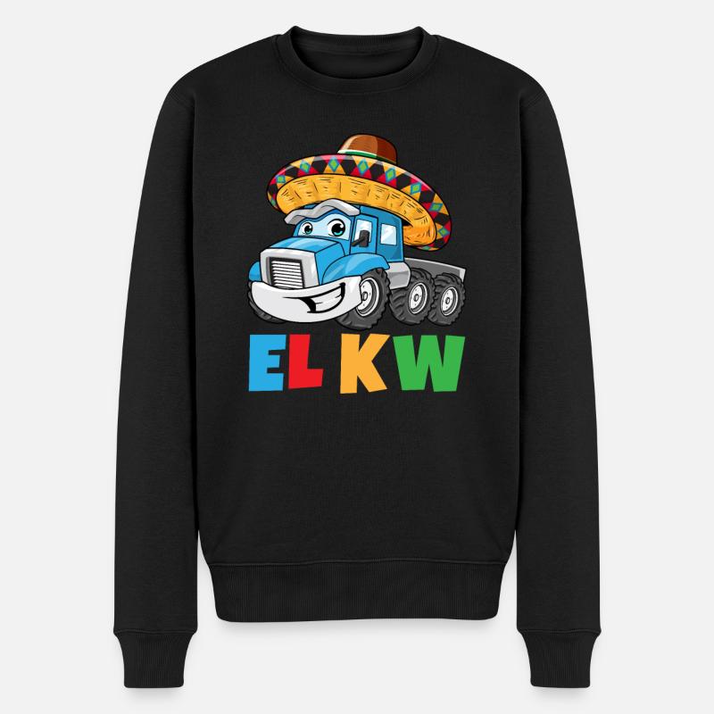 El KW Wortspiel Lustige Sprüche LKW Mexiko - Männer Premium Bio Pullover - Schwarz