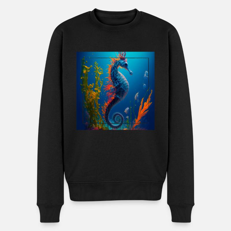 La vie sous l’eau - Pull Premium bio Homme - noir
