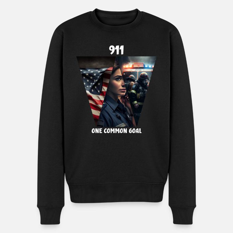 Un objectif commun - Pull Premium bio Homme - noir