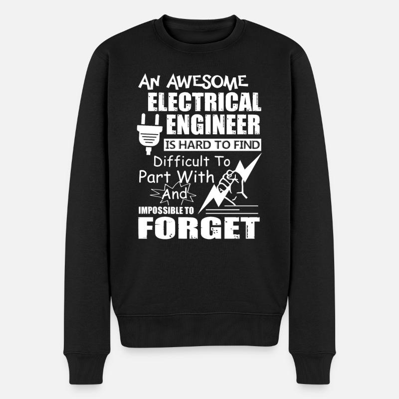 Electrical Engineer Awesome Electrical Engineer - Men's Premium Organic Jumper - black