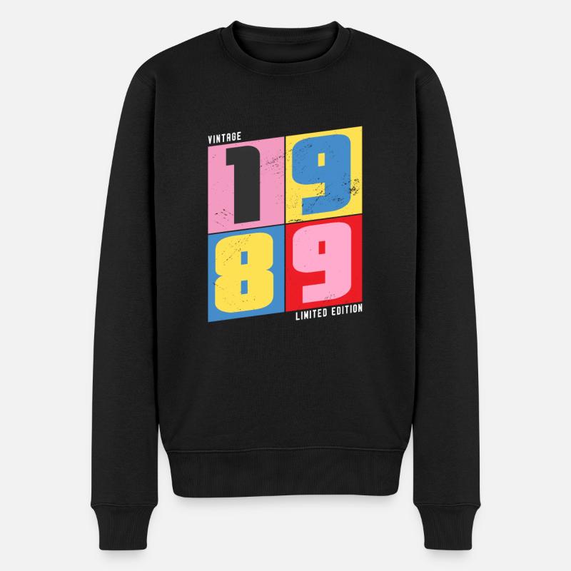Millésime 1989 - Pull Premium bio Homme - noir
